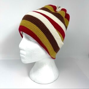 14th & Union Striped colorblock knit beanie